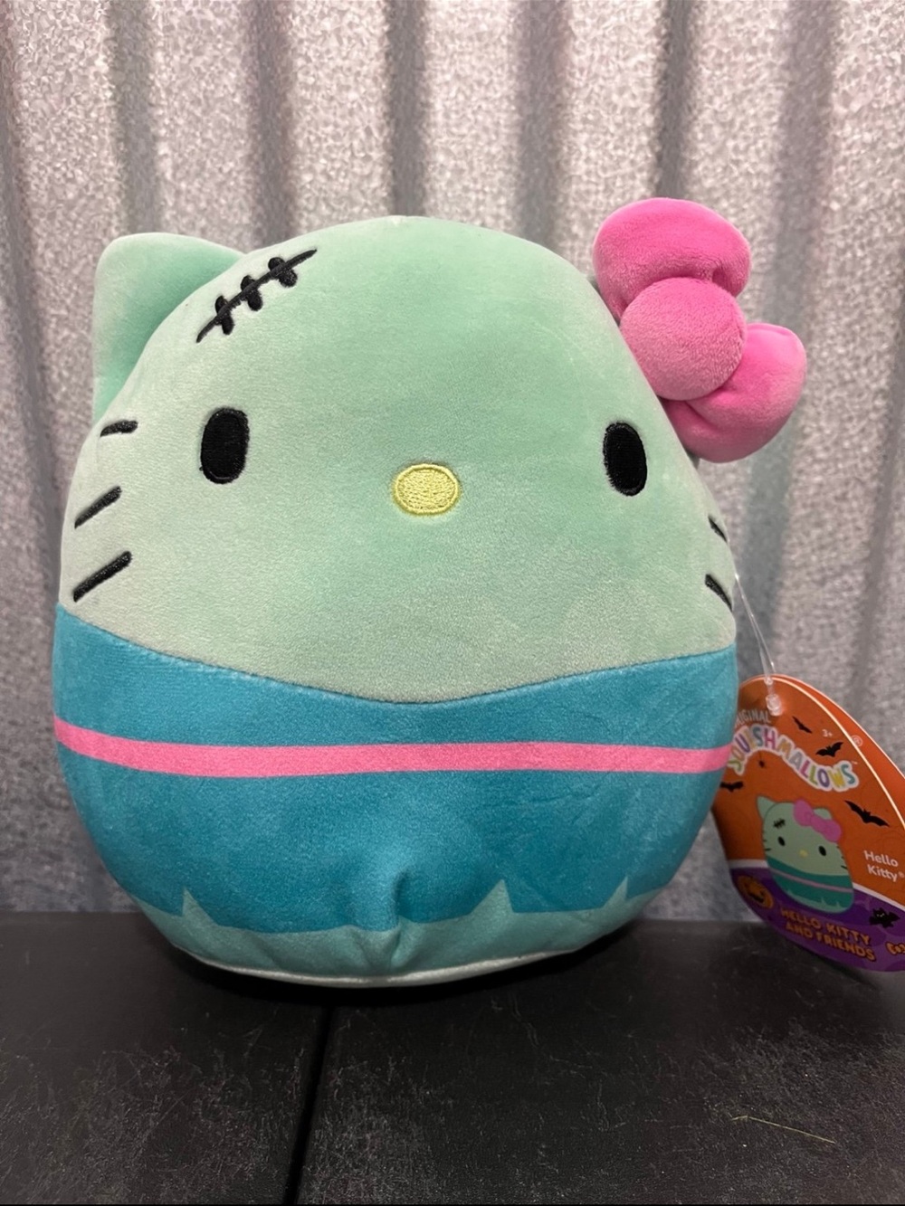 Squishmallows Hello Kitty and Friends 8 Inch Frankenstein Halloween Plush New